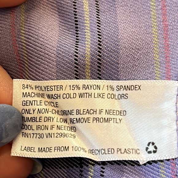 Wild fable, juniors pleated skirt. Medium, lavender plaid, new with tags - Picture 7 of 7